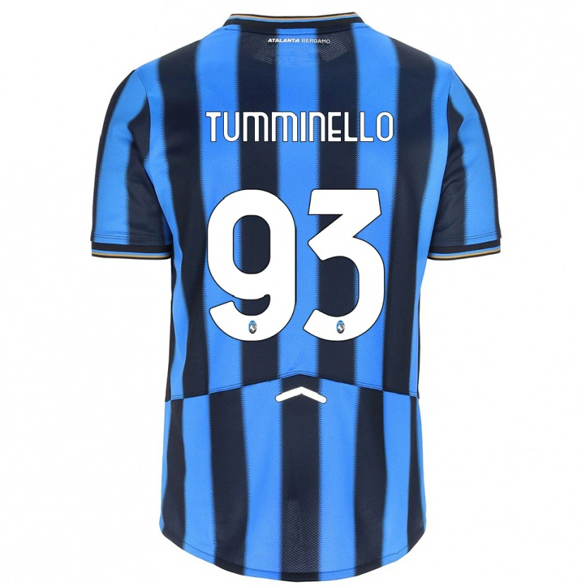 Danxen Kinder Marco Tumminello #93 Himmelblau Schwarz Heimtrikot Trikot 2025/26 T-Shirt