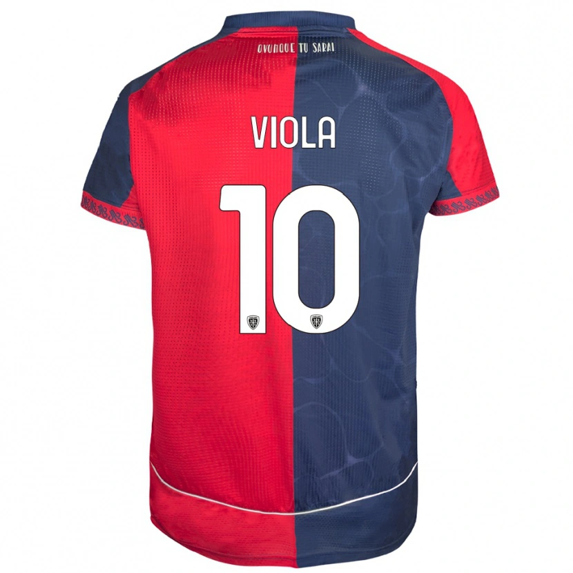 Danxen Kinder Nicolas Viola #10 Rot Marineblau Heimtrikot Trikot 2025/26 T-Shirt