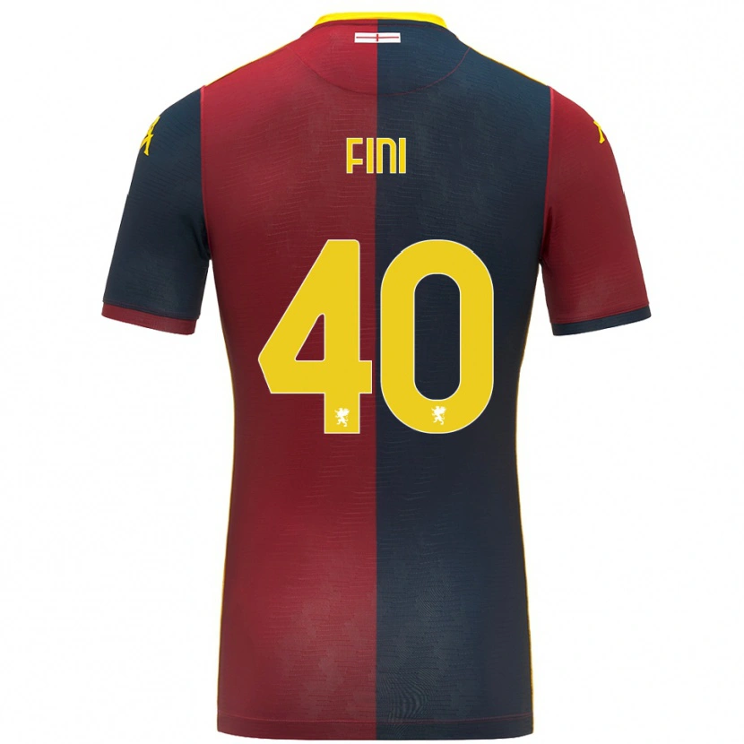 Danxen Kinder Seydou Fini #40 Rot Königsblau Heimtrikot Trikot 2025/26 T-Shirt
