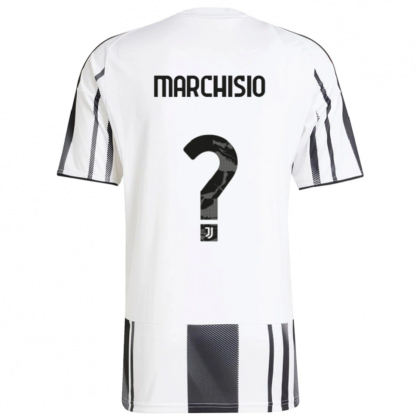 Danxen Kinder Davide Marchisio #0 Weiß Schwarz Heimtrikot Trikot 2025/26 T-Shirt