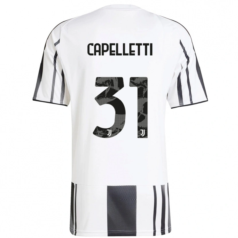 Danxen Kinder Alessia Capelletti #31 Weiß Schwarz Heimtrikot Trikot 2025/26 T-Shirt