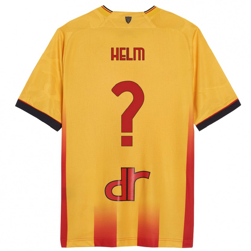 Danxen Kinder Adrian Helm #0 Gelb Orange Heimtrikot Trikot 2025/26 T-Shirt