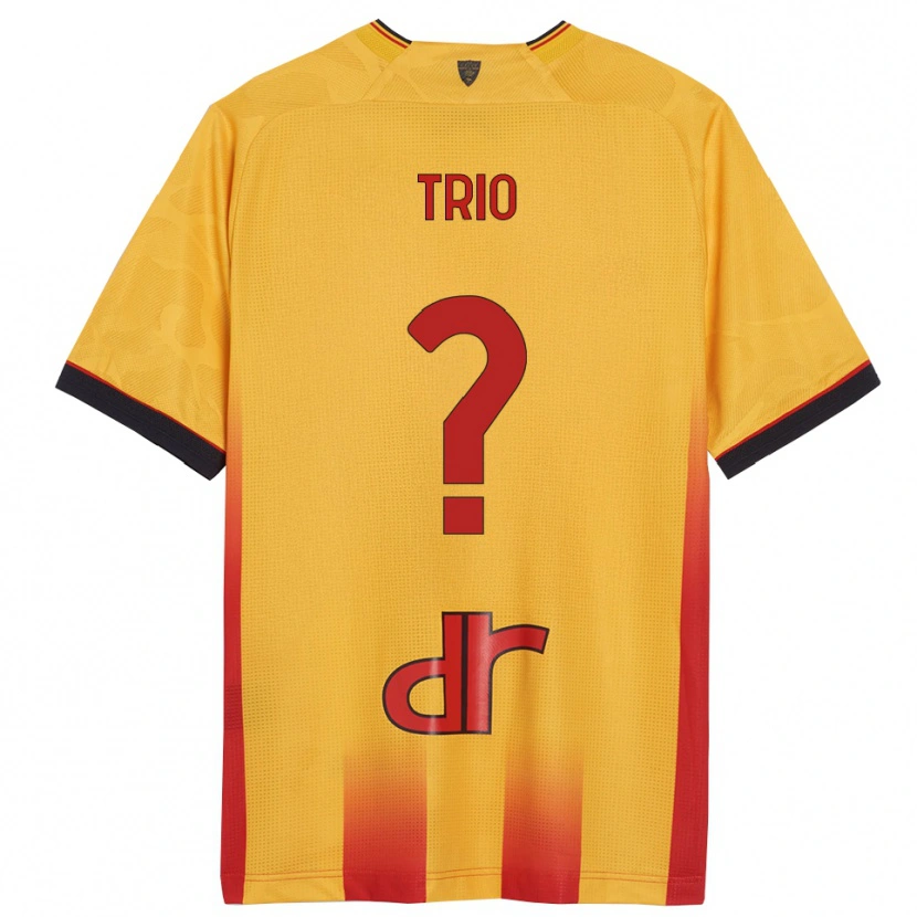 Danxen Kinder Stefano Trio #0 Gelb Orange Heimtrikot Trikot 2025/26 T-Shirt