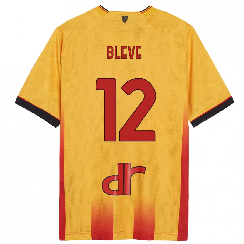 Danxen Kinder Daniele Bleve #12 Gelb Orange Heimtrikot Trikot 2025/26 T-Shirt