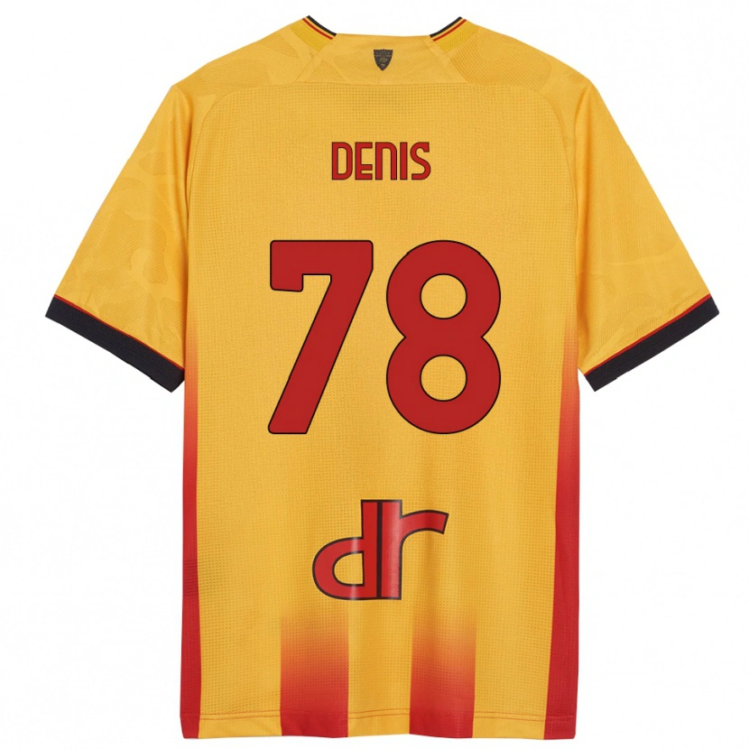 Danxen Kinder Max Denis #78 Gelb Orange Heimtrikot Trikot 2025/26 T-Shirt
