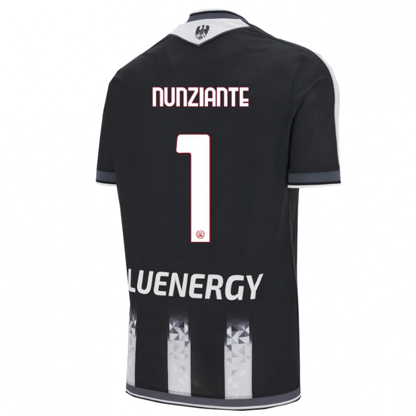 Danxen Kinder Alessandro Nunziante #1 Schwarz Weiß Heimtrikot Trikot 2025/26 T-Shirt