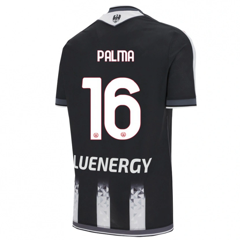 Danxen Kinder Matteo Palma #16 Schwarz Weiß Heimtrikot Trikot 2025/26 T-Shirt