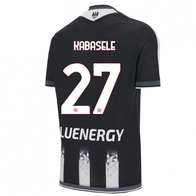 Danxen Kinder Christian Kabasele #27 Schwarz Weiß Heimtrikot Trikot 2025/26 T-Shirt