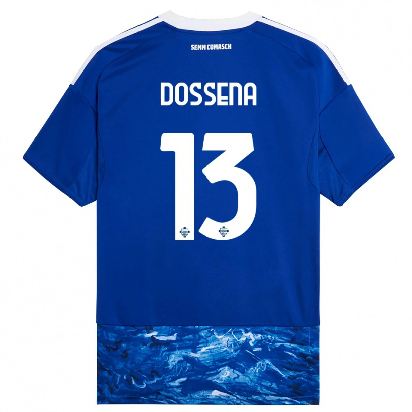 Danxen Kinder Alberto Dossena #13 Blau Weiß Heimtrikot Trikot 2025/26 T-Shirt