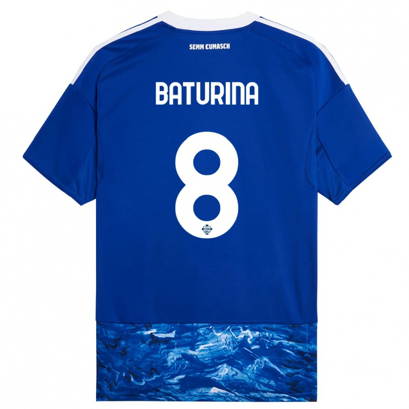 Danxen Kinder Martin Baturina #8 Blau Weiß Heimtrikot Trikot 2025/26 T-Shirt