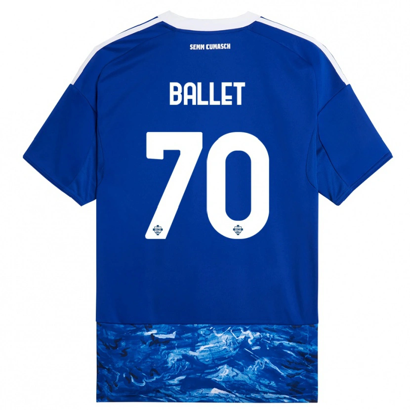 Danxen Kinder Samuel Ballet #70 Blau Weiß Heimtrikot Trikot 2025/26 T-Shirt