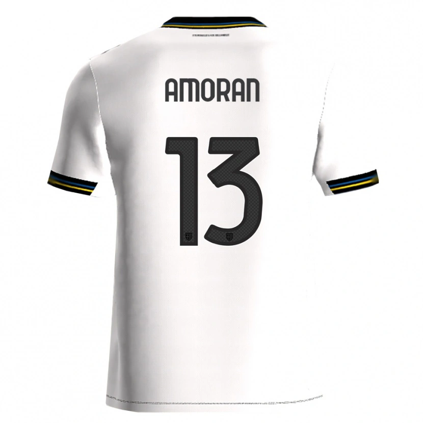 Danxen Kinder Peter Amoran #13 Weiß Schwarz Heimtrikot Trikot 2025/26 T-Shirt