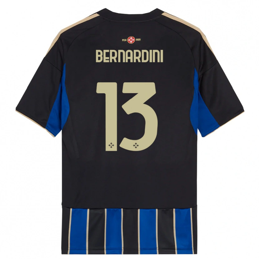 Danxen Kinder Andrea Bernardini #13 Schwarz Blau Heimtrikot Trikot 2025/26 T-Shirt