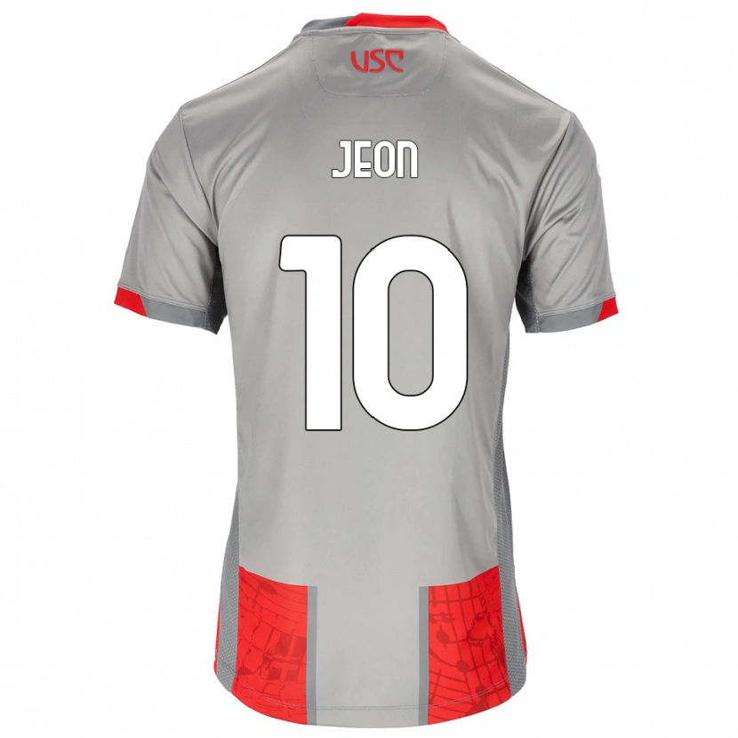 Danxen Kinder Joseph Jeon #10 Rot Grau Heimtrikot Trikot 2025/26 T-Shirt