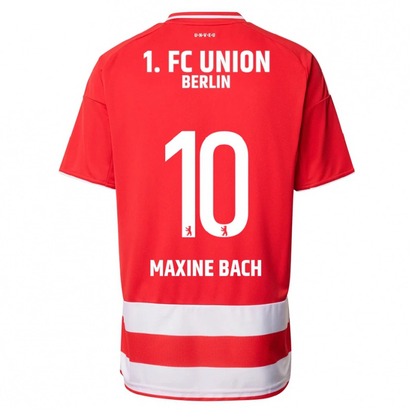 Danxen Kinder Latoya Maxine Bach #10 Rot Weiß Heimtrikot Trikot 2025/26 T-Shirt