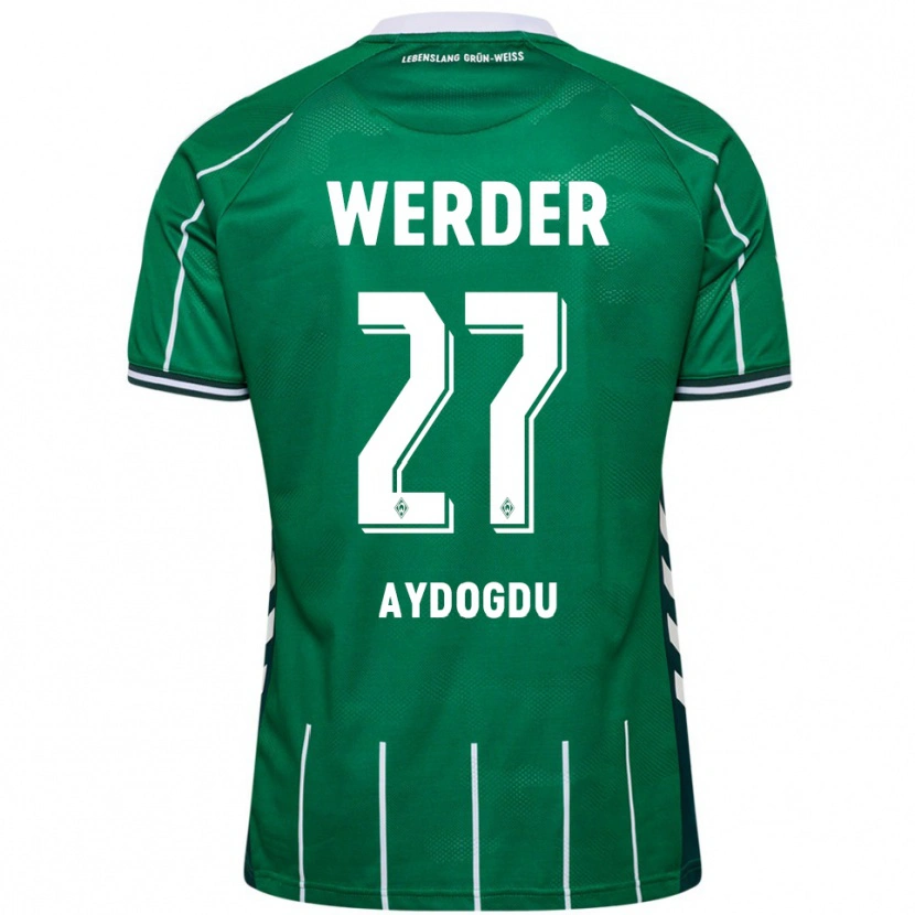 Danxen Kinder Onur Aydogdu #27 Grün Weiß Heimtrikot Trikot 2025/26 T-Shirt