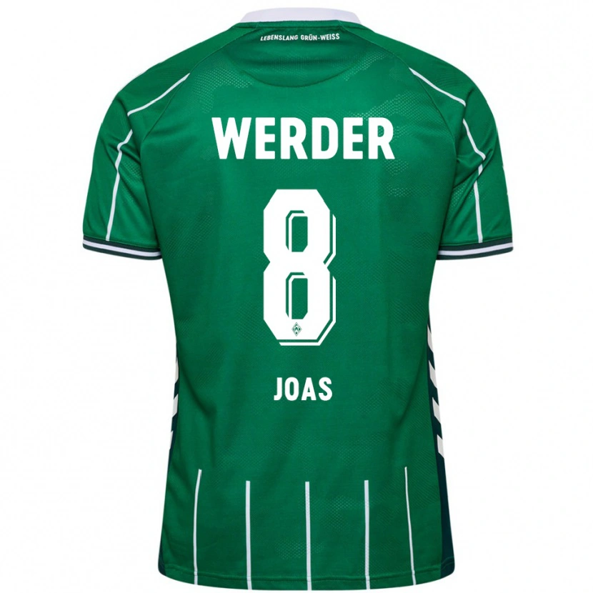 Danxen Kinder Julius Joas #8 Grün Weiß Heimtrikot Trikot 2025/26 T-Shirt