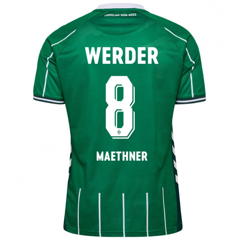 Danxen Kinder Finn Maethner #8 Grün Weiß Heimtrikot Trikot 2025/26 T-Shirt