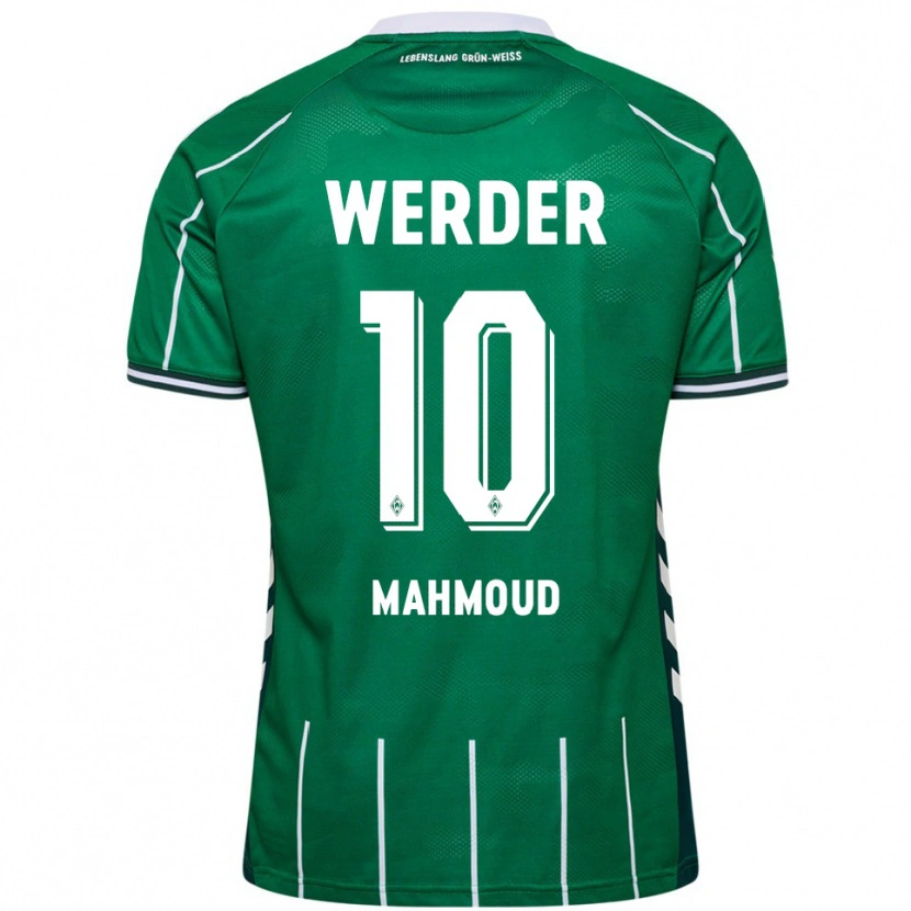 Danxen Kinder Tuana Mahmoud #10 Grün Weiß Heimtrikot Trikot 2025/26 T-Shirt