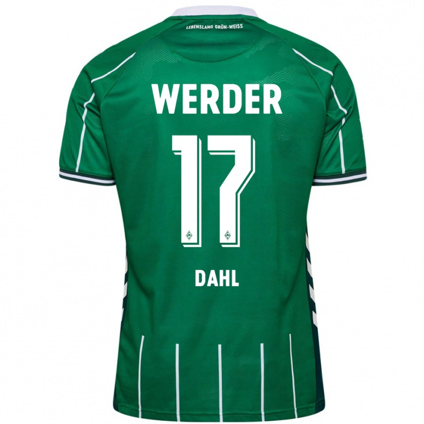 Danxen Kinder Amira Dahl #17 Grün Weiß Heimtrikot Trikot 2025/26 T-Shirt