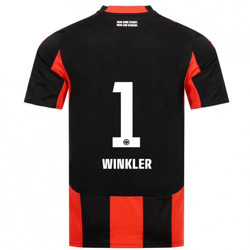 Danxen Kinder Sophia Winkler #1 Schwarz Rot Heimtrikot Trikot 2025/26 T-Shirt