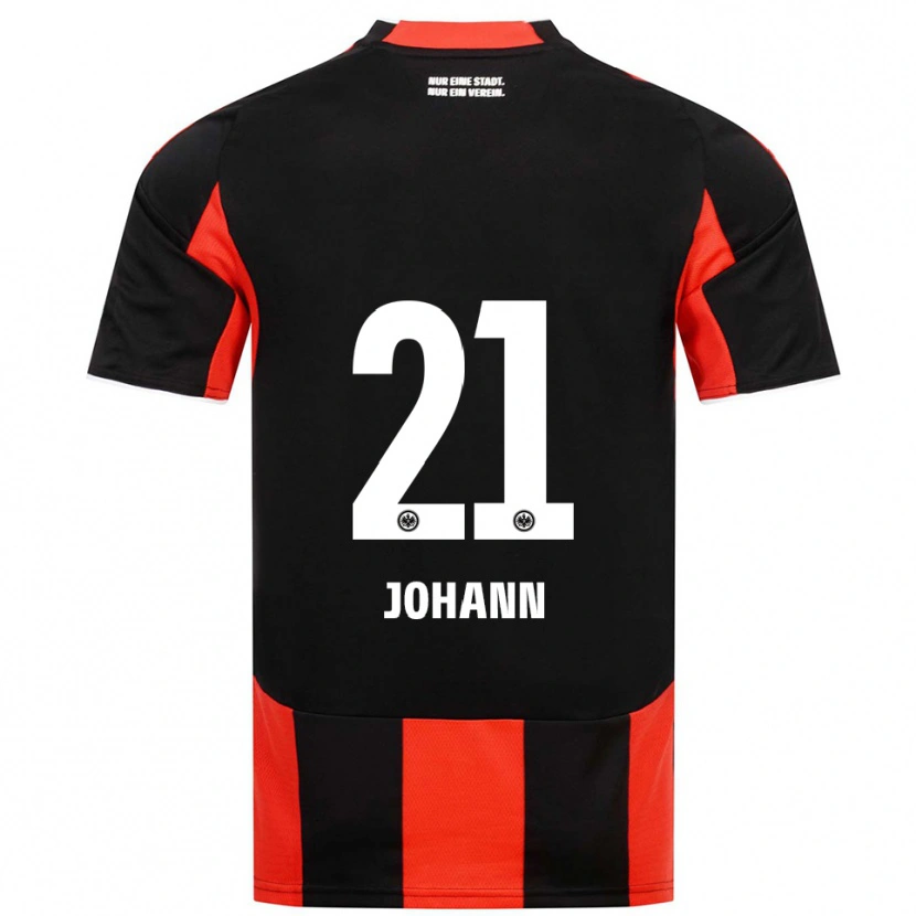 Danxen Kinder Hannah Johann #21 Schwarz Rot Heimtrikot Trikot 2025/26 T-Shirt