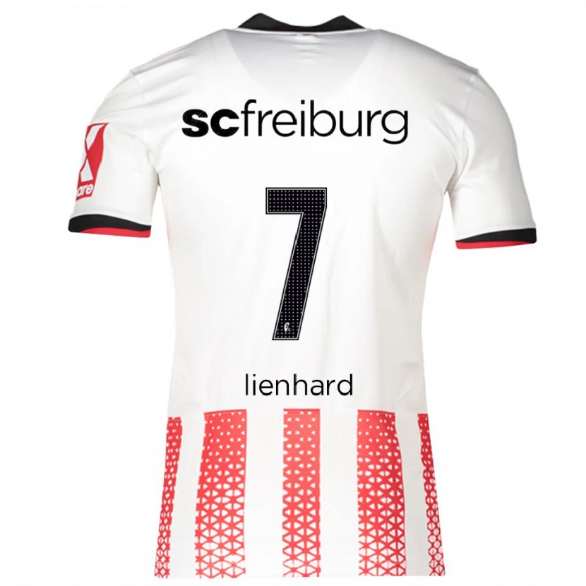 Danxen Kinder Patrick Lienhard #7 Weiß Rot Heimtrikot Trikot 2025/26 T-Shirt