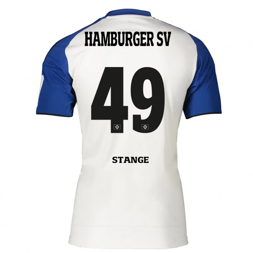 Danxen Kinder Otto Stange #49 Weiß Blau Heimtrikot Trikot 2025/26 T-Shirt