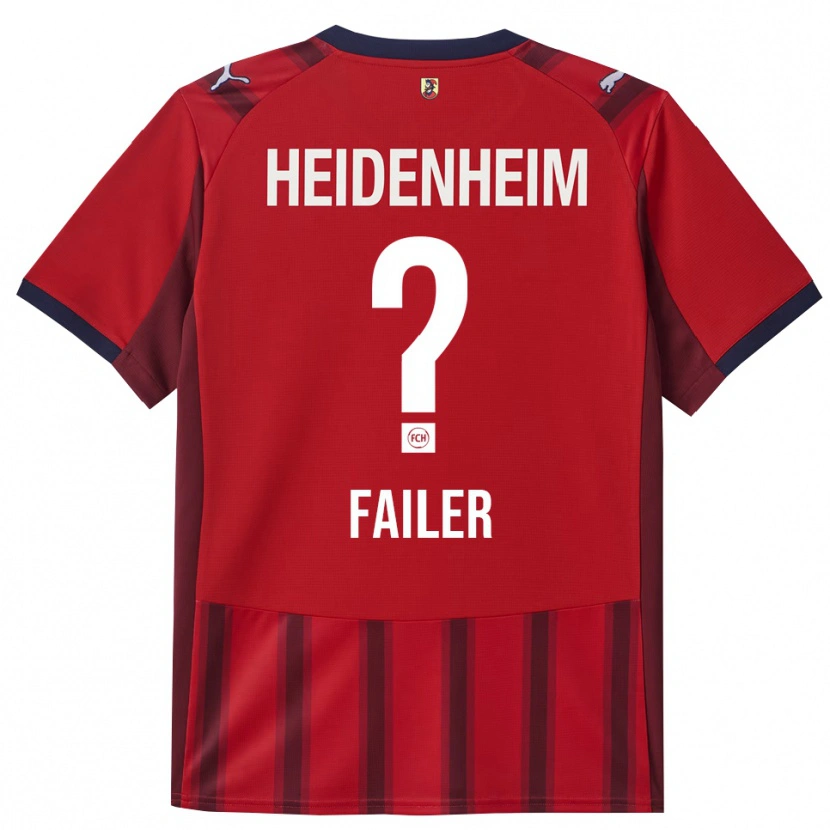 Danxen Kinder Jan Failer #0 Rot Marineblau Heimtrikot Trikot 2025/26 T-Shirt