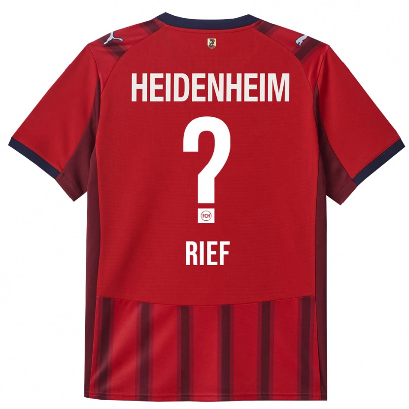 Danxen Kinder Eugen Rief #0 Rot Marineblau Heimtrikot Trikot 2025/26 T-Shirt