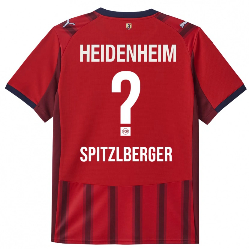 Danxen Kinder Tyler Spitzlberger #0 Rot Marineblau Heimtrikot Trikot 2025/26 T-Shirt