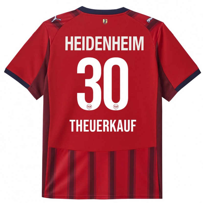 Danxen Kinder Norman Theuerkauf #30 Rot Marineblau Heimtrikot Trikot 2025/26 T-Shirt