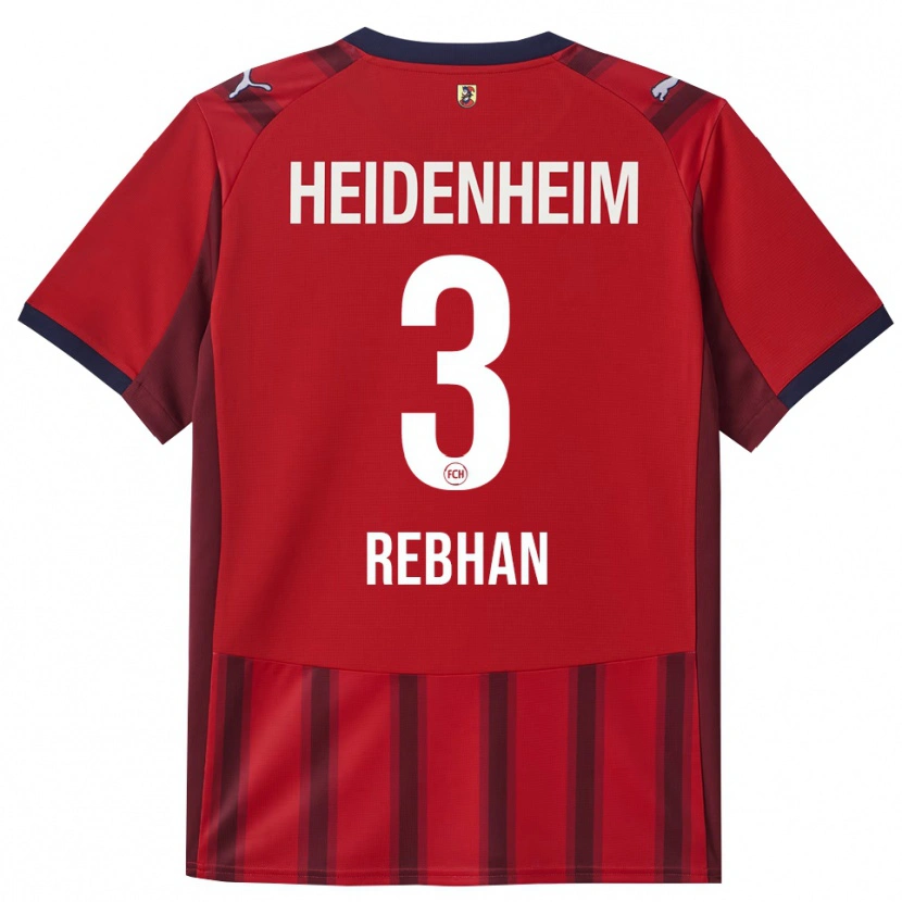 Danxen Kinder Emma Rebhan #3 Rot Marineblau Heimtrikot Trikot 2025/26 T-Shirt