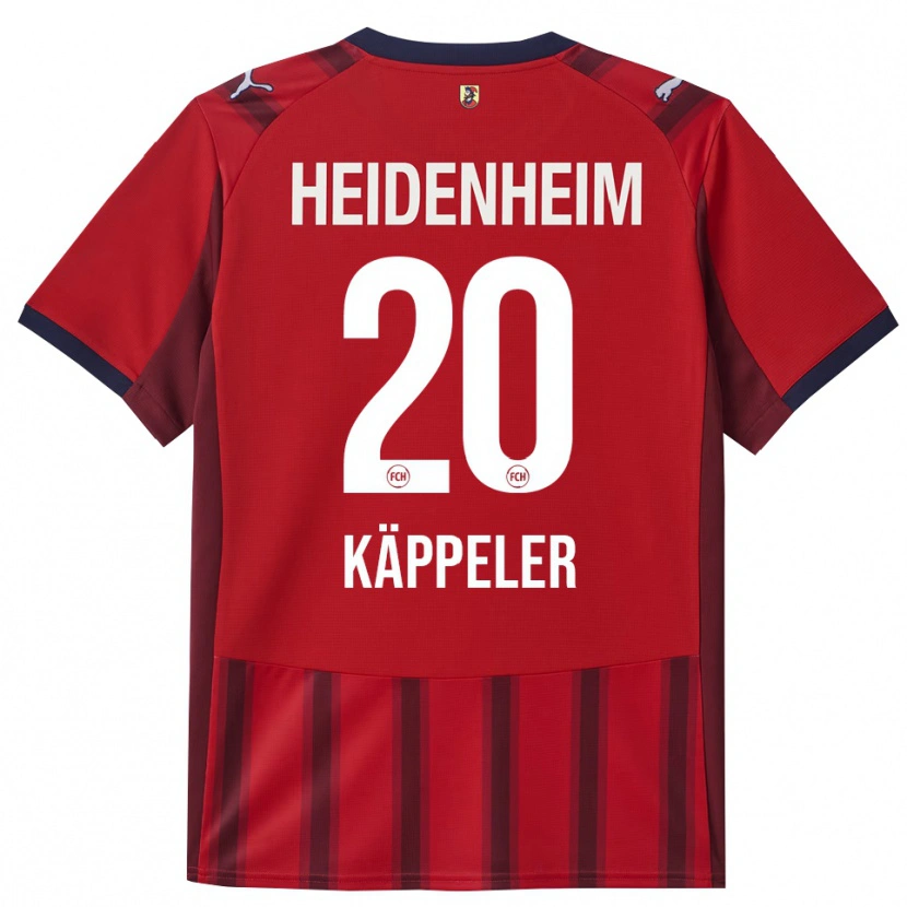 Danxen Kinder Lina Käppeler #20 Rot Marineblau Heimtrikot Trikot 2025/26 T-Shirt