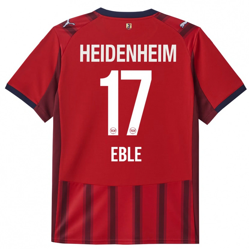Danxen Kinder Julian Eble #17 Rot Marineblau Heimtrikot Trikot 2025/26 T-Shirt