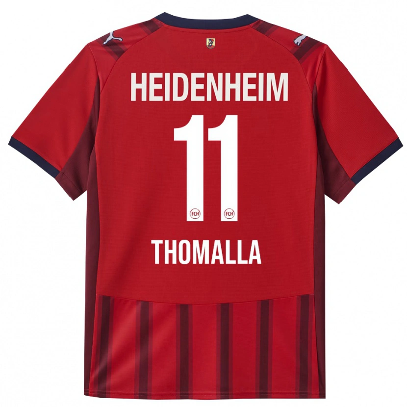 Danxen Kinder Denis Thomalla #11 Rot Marineblau Heimtrikot Trikot 2025/26 T-Shirt