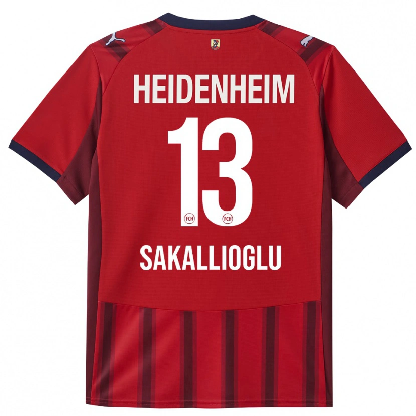 Danxen Kinder Nisa Sakallioglu #13 Rot Marineblau Heimtrikot Trikot 2025/26 T-Shirt