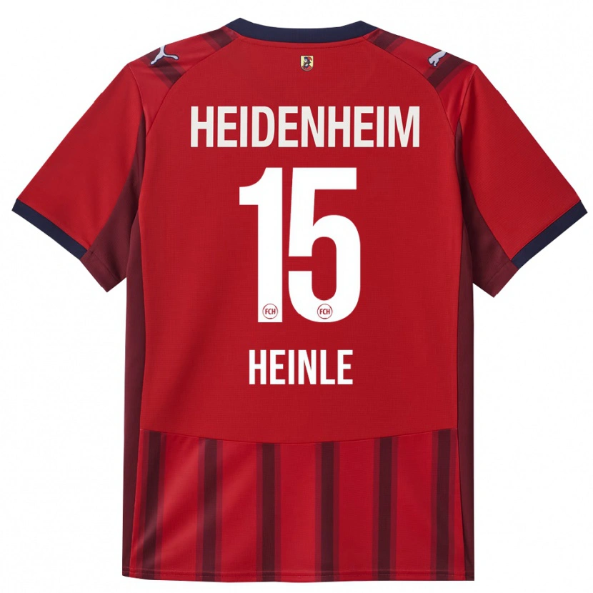 Danxen Kinder Paul Heinle #15 Rot Marineblau Heimtrikot Trikot 2025/26 T-Shirt