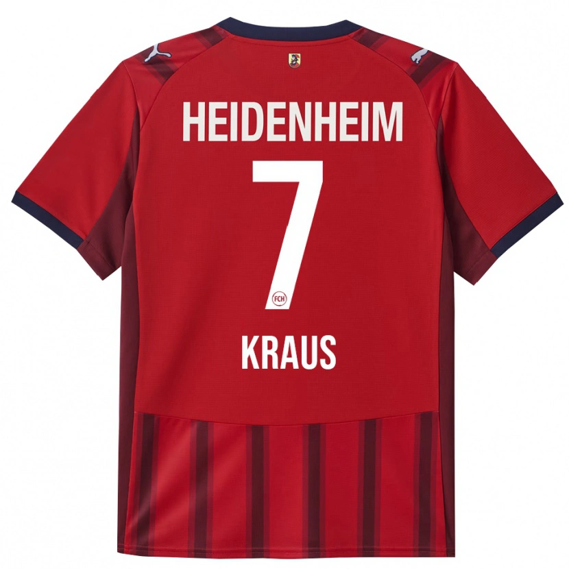 Danxen Kinder Sabrina Kraus #7 Rot Marineblau Heimtrikot Trikot 2025/26 T-Shirt