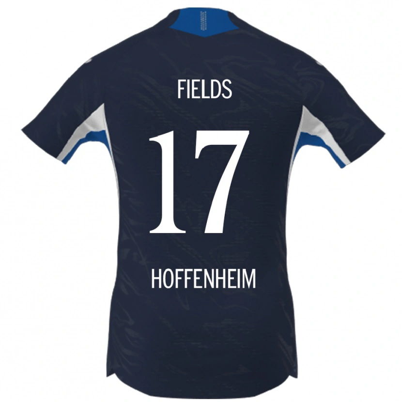 Danxen Kinder Jykese Fields #17 Marineblau Weiß Heimtrikot Trikot 2025/26 T-Shirt