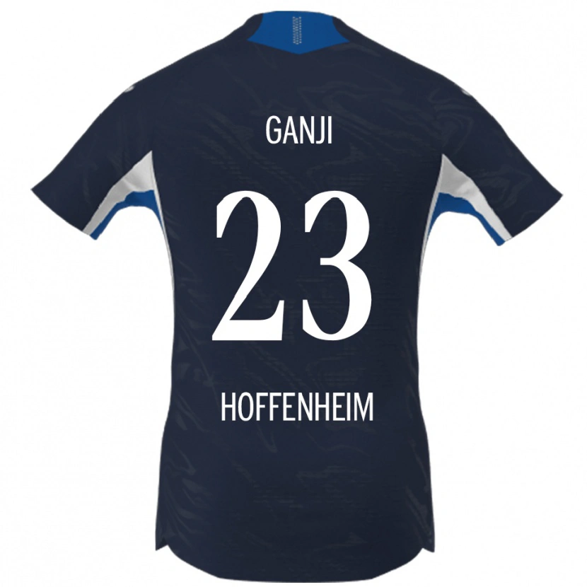 Danxen Kinder Leon Ganji #23 Marineblau Weiß Heimtrikot Trikot 2025/26 T-Shirt