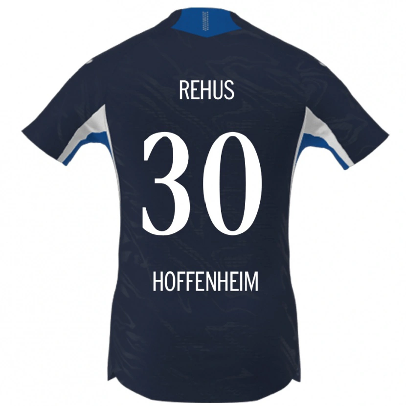 Danxen Kinder Milan Rehus #30 Marineblau Weiß Heimtrikot Trikot 2025/26 T-Shirt