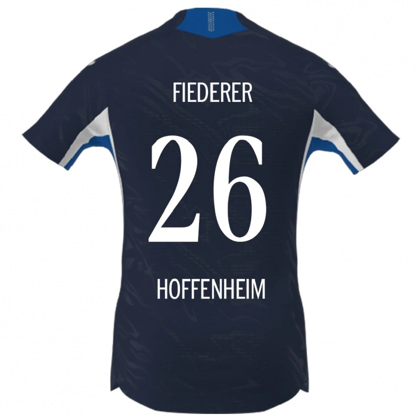 Danxen Kinder Tom Fiederer #26 Marineblau Weiß Heimtrikot Trikot 2025/26 T-Shirt