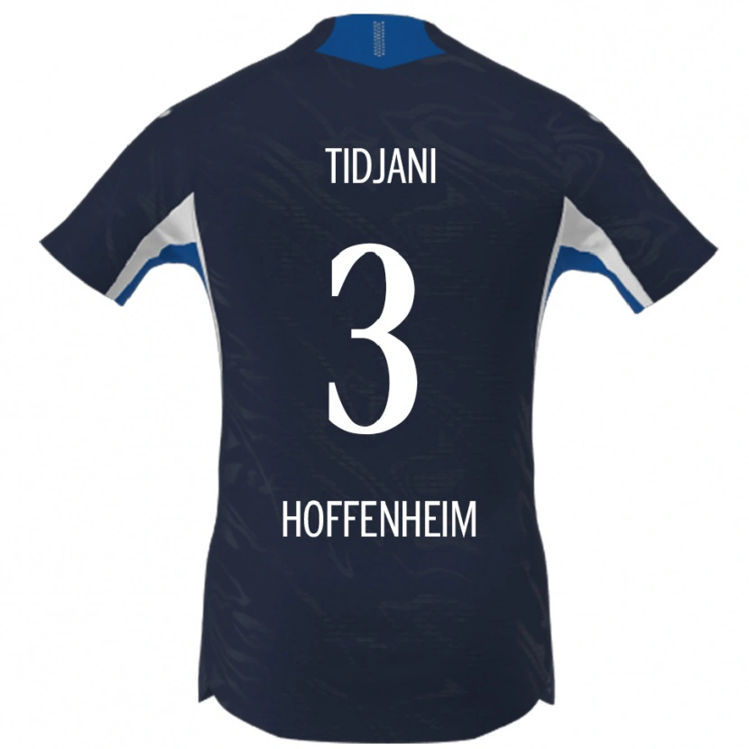 Danxen Kinder Nouh Tidjani #3 Marineblau Weiß Heimtrikot Trikot 2025/26 T-Shirt