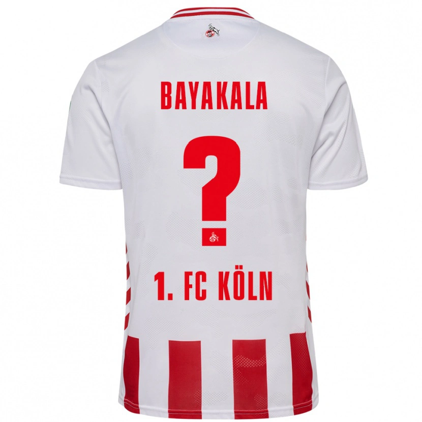 Danxen Kinder Aaron Bayakala #0 Weiß Rot Heimtrikot Trikot 2025/26 T-Shirt