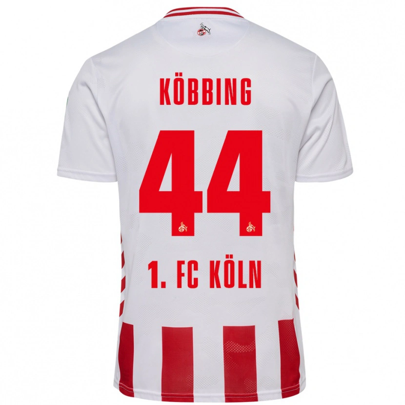 Danxen Kinder Matthias Köbbing #44 Weiß Rot Heimtrikot Trikot 2025/26 T-Shirt