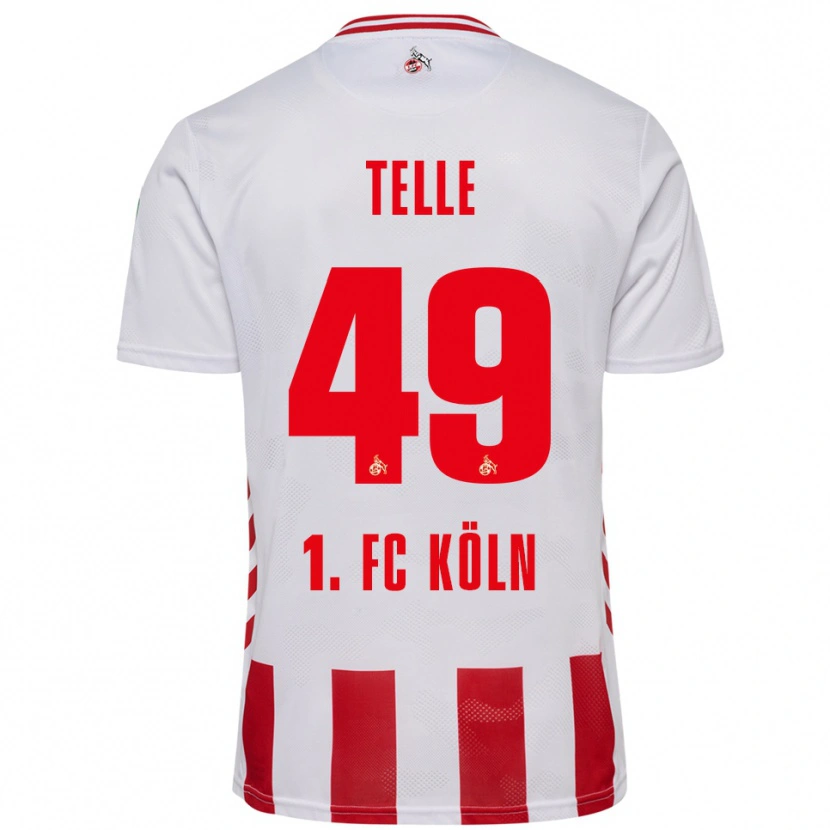 Danxen Kinder Neo Telle #49 Weiß Rot Heimtrikot Trikot 2025/26 T-Shirt