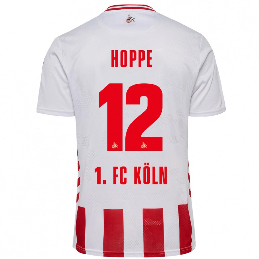 Danxen Kinder Paula Hoppe #12 Weiß Rot Heimtrikot Trikot 2025/26 T-Shirt