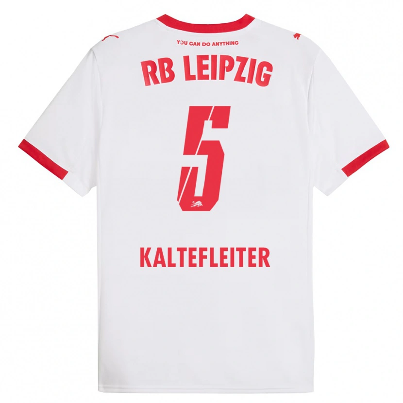 Danxen Kinder Benno Kaltefleiter #5 Weiß Rot Heimtrikot Trikot 2025/26 T-Shirt
