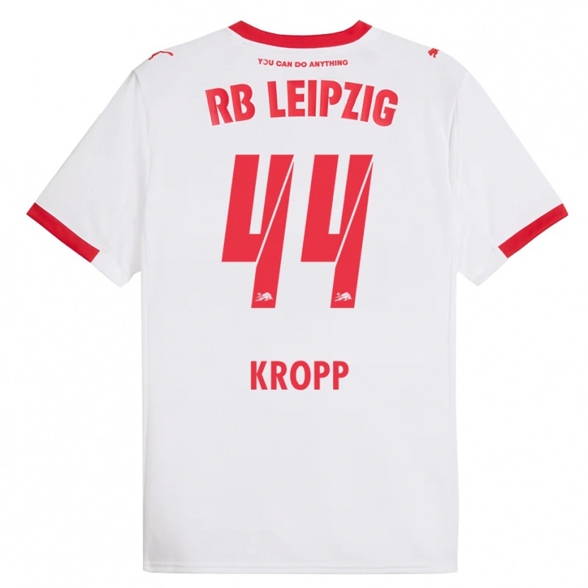 Danxen Kinder Mirja Kropp #44 Weiß Rot Heimtrikot Trikot 2025/26 T-Shirt